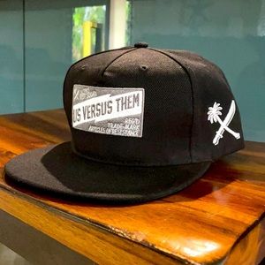 Us Versus Them Black Snap Back